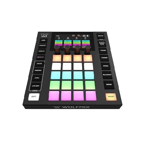 wolfmix pupitre dmx dj console lumière